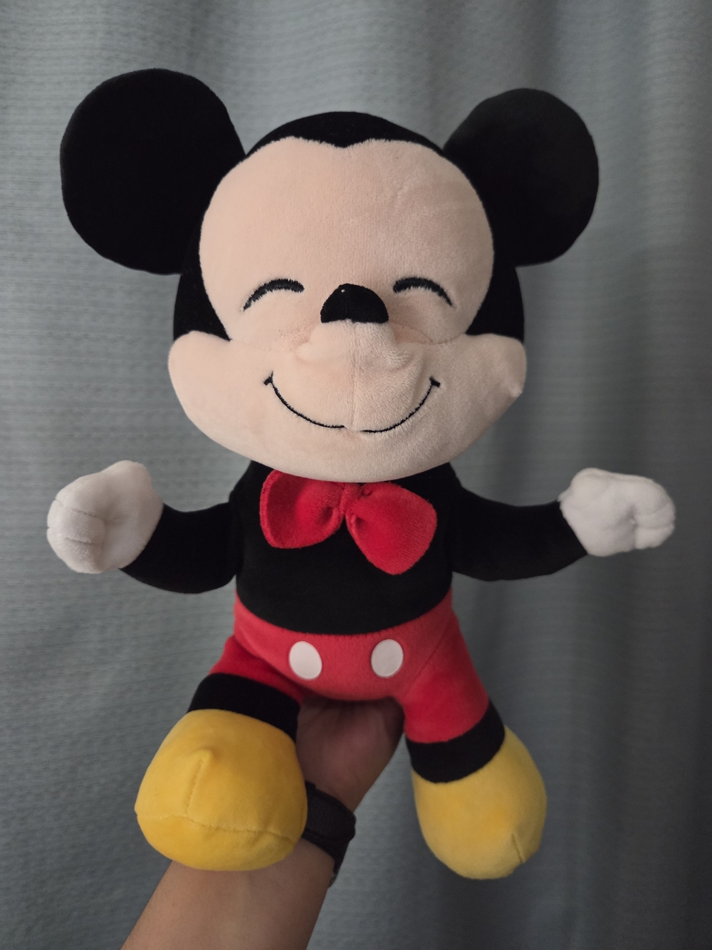🌼 Mickey Mouse Plush Toy - Black, Red, Yellow 🌼